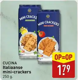 ALDI Cucina italiaanse mini crackers aanbieding