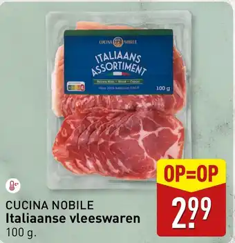 ALDI CUCINA NOBILE Italiaanse vleeswaren aanbieding