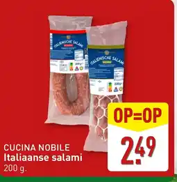 ALDI Cucina nobile italiaanse salami aanbieding