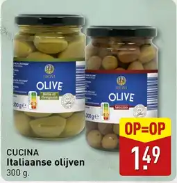 ALDI CUCINA Italiaanse olijven aanbieding