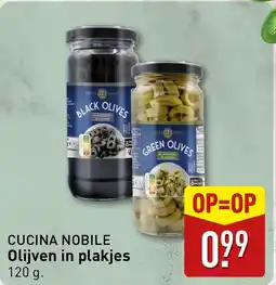ALDI Cucina nobile olijven in plakjes aanbieding