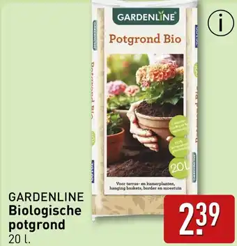 ALDI Gardenline biologische potgrond aanbieding