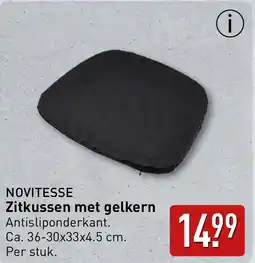 ALDI NOVITESSE Zitkussen met gelkern aanbieding