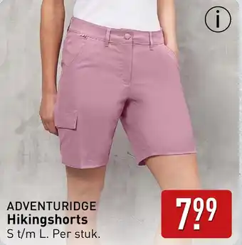 ALDI Adventuridge hikingshorts aanbieding