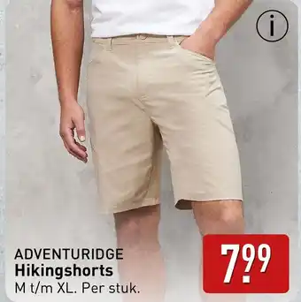 ALDI Adventuridge hikingshorts aanbieding