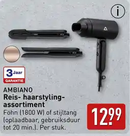 ALDI Ambiano Reis-haarstyling assortiment aanbieding