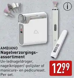 ALDI Ambiano Nagelverzorgings- assortiment aanbieding