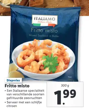 Lidl Fritto misto 300g aanbieding