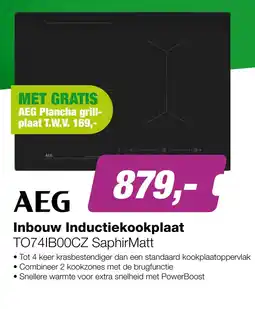 EP AEG Inbouw Inductiekookplaat aanbieding
