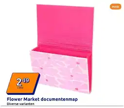 Action Flower Market documentenmap aanbieding