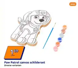 Action Paw Patrol canvas schilderset aanbieding