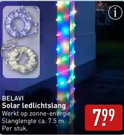 ALDI BELAVI Solar ledlichtslang aanbieding