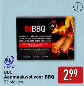 ALDI BBQ Aanmaakwol voor BBQ aanbieding