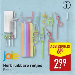 ALDI Herbruikbare rietjes aanbieding