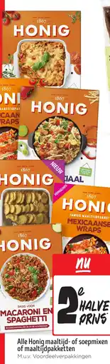 Jumbo Alle Honiq maaltijd- of soepmixen of maaltijdpakketten aanbieding