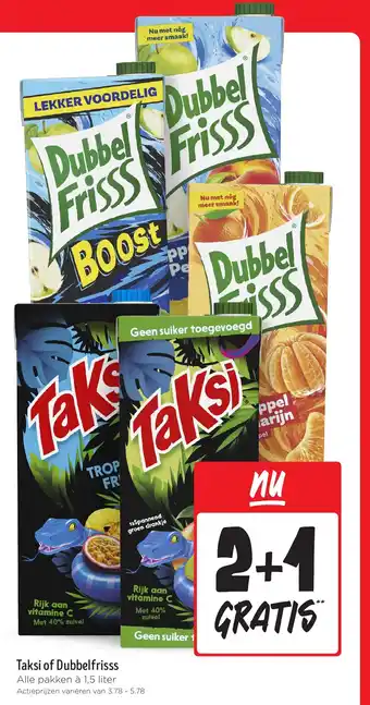 Jumbo Taksi of Dubbelfrisss aanbieding