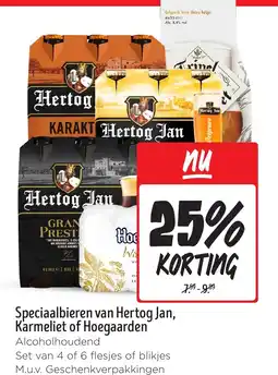 Jumbo Speciaalbieren van Hertog Jan, Karmeliet of Hoegaarden aanbieding