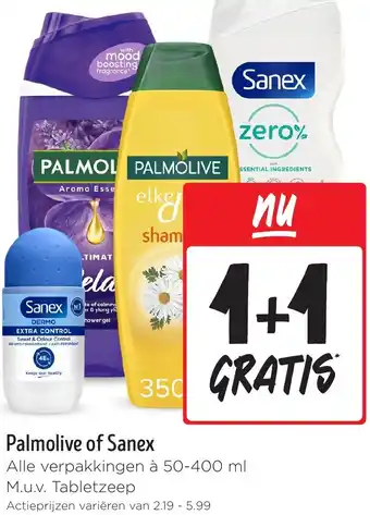 Jumbo Palmolive of Sanex aanbieding