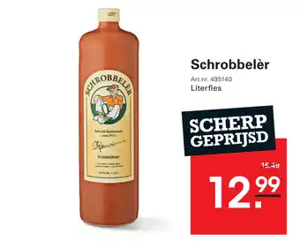 Sligro Schrobbelèr aanbieding