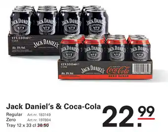 Sligro Jack Daniel's & Coca-Cola aanbieding