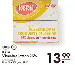Sligro Kern Vleeskroketten 25% aanbieding
