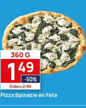 Butlon Pizza Spinazie en Feta aanbieding