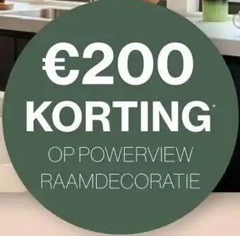 Roobol OP POWERVIEW RAAMDECORATIE aanbieding