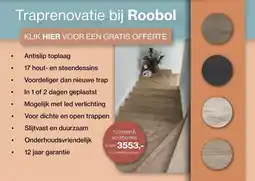 Roobol Traprenovatie bij Roobol aanbieding