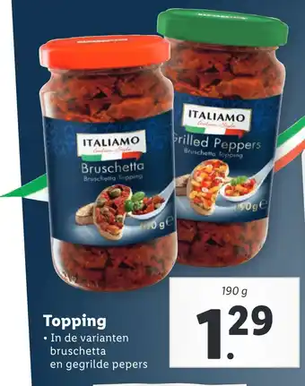 Lidl Topping 190g aanbieding