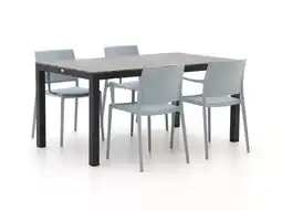 Kees Smit Forza Sile/Fidenza 160cm dining tuinset 5-delig stapelbaar aanbieding