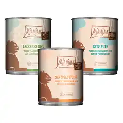 Zooplus 6x800g Mixpack MjAMjAM puur vlees genieten (3 soorten) nat kattenvoer aanbieding