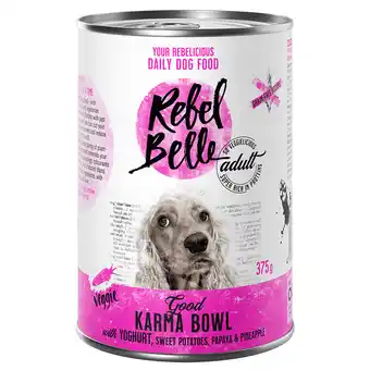 Zooplus 4x375g Rebel Belle Adult Honden Natvoer Adult Good Karma Bowl Adult - vegetarisch aanbieding