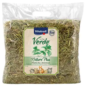 Zooplus Voordeelpakket: 6x500g Vitakraft Vita Verde hooi met brandnetel voor kleine dieren aanbieding