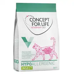 Zooplus 350g Concept for Life Hypoallergenic Insect Katten Droogvoer aanbieding