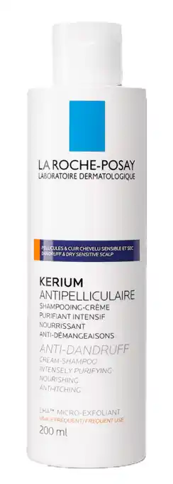 De Online Drogist La Roche-Posay Kerium DS Anti-Dandruff Cream-Shampoo 200ML aanbieding
