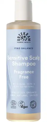 De Online Drogist Urtekram Sensitive Scalp Shampoo 250ML aanbieding