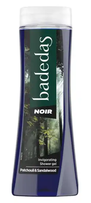 De Online Drogist Badedas Invigorating Showergel Noir Patchouli & Sandalwood 600ML aanbieding