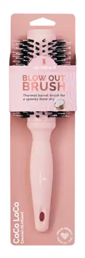 De Online Drogist Lee Stafford Blow Out Brush Coco Loco Coconut Oil Infused 1ST aanbieding