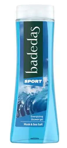 De Online Drogist Badedas Energizing Showergel Sport Musk & Sea Salt 600ML aanbieding