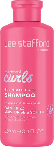 De Online Drogist Lee Stafford For The Love Of Curls Sulfate Free Shampoo 250ML aanbieding