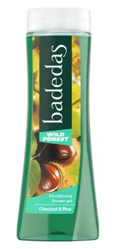 De Online Drogist Badedas Revitalizing Showergel Wild Forest Chestnut & Pine 600ML aanbieding