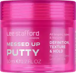 De Online Drogist Lee Stafford Messed Up Putty 50ML aanbieding