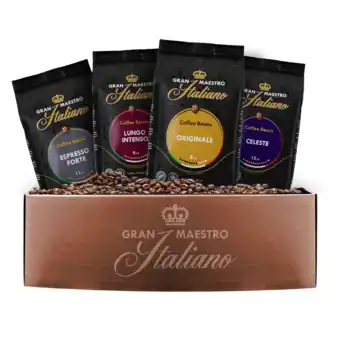 Koffievoordeel.nl Gran Maestro Italiano Probeerpakket - 600 GR Koffiebonen aanbieding