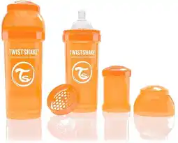 Bol.com Twistshake Anti-colic babyfles - Orange 260ml aanbieding