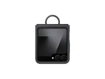 MediaMarkt Samsung Ring Silicone Telefoonhoesje Voor Samsung Galaxy Z Flip 7 Zwart aanbieding