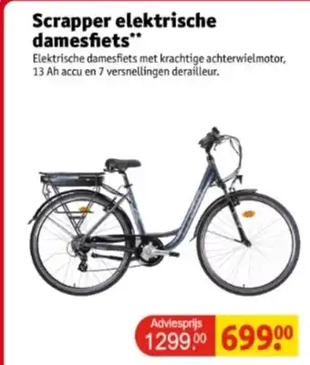 Kruidvat Scrapper elektrische damesfiets aanbieding