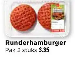 Vomar Voordeelmarkt Runderhamburger aanbieding