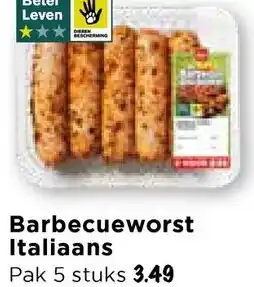 Vomar Voordeelmarkt Barbecueworst Italiaans aanbieding