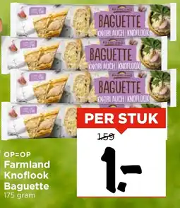 Vomar Voordeelmarkt Farmland Knoflook Baguette aanbieding