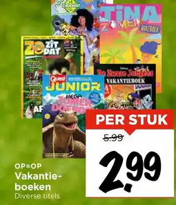 Vomar Voordeelmarkt Vakantie boeken aanbieding